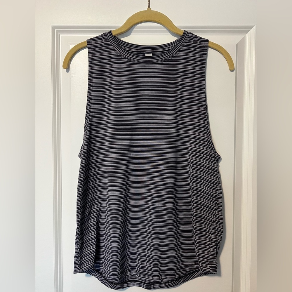 Athleta Striped Muscle Tank